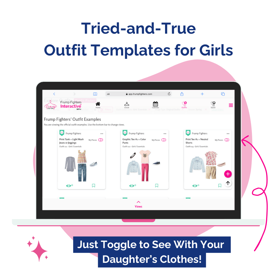 tried-and-true outfit templates for girls to simplify daily dressing.