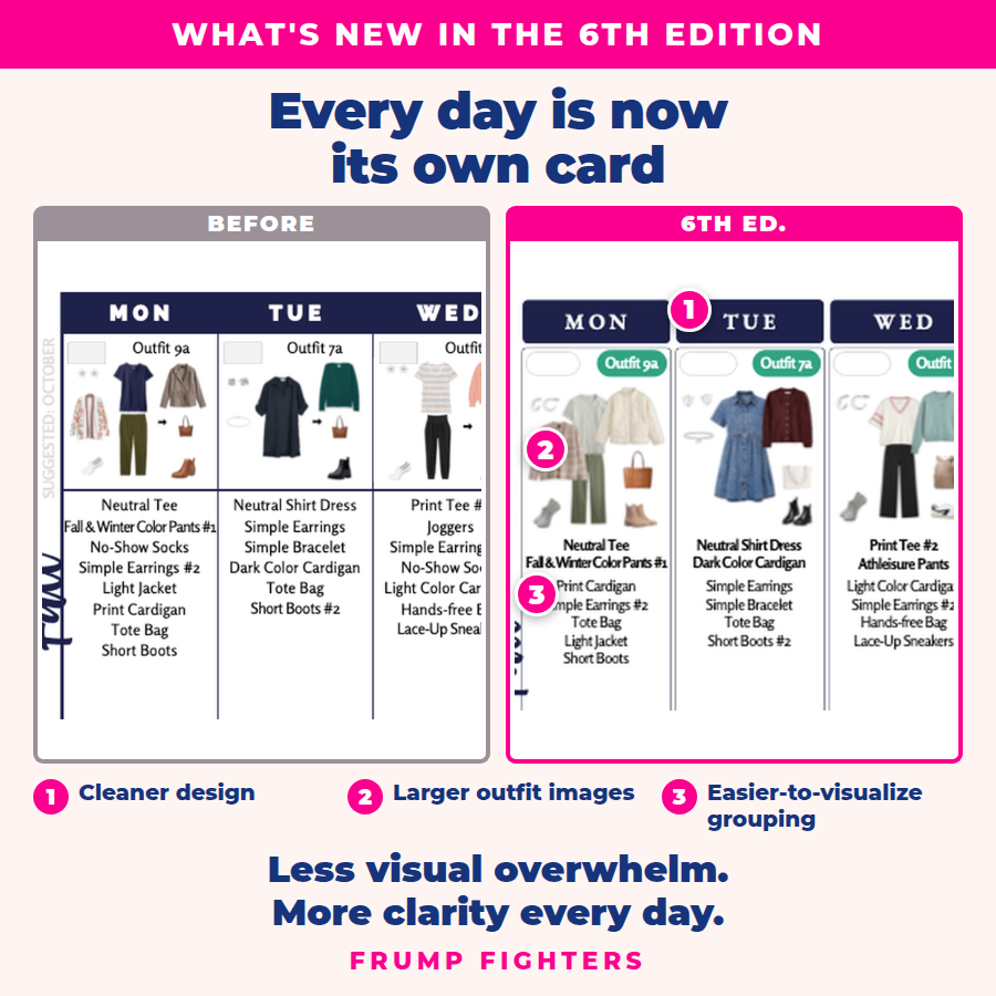 UPDATED EDITION: The Extended Women's Essentials What-to-Wear Outfit Calendar (6th Ed.)