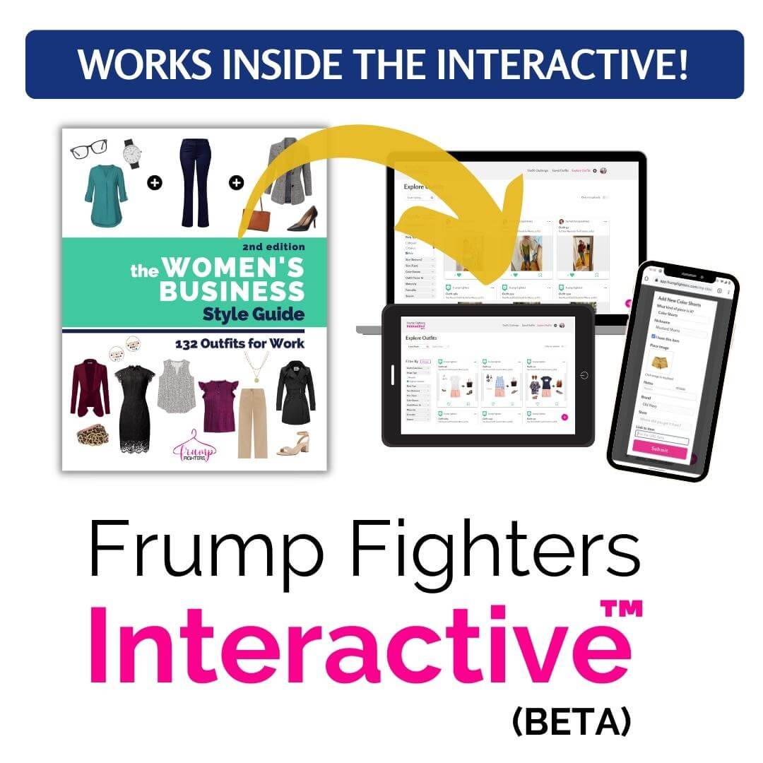 What you get - The Women's Business Style Guide works inside our Interactive Digital Closet Web App.