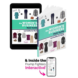 iPad eBook Package + Closet App + Hard Copy Book- Women's Business Casual and Business Professional Style Guide - Capsule wardrobe checklist and outfit ideas for work attire.