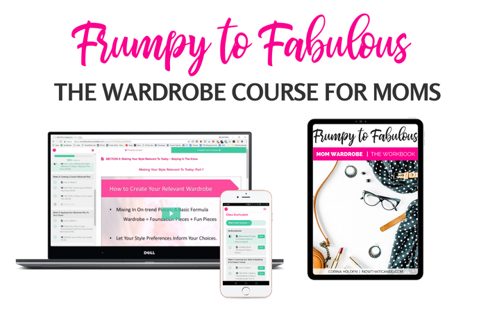 Discover how to become stylish and beautiful from the comfort of your home with our Frumpy to Fabulous video course. Learn practical tips, save time, and feel confident every day!