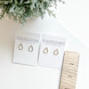 Load image into Gallery viewer, Minimal Teardrop Stud- Gold and Silver