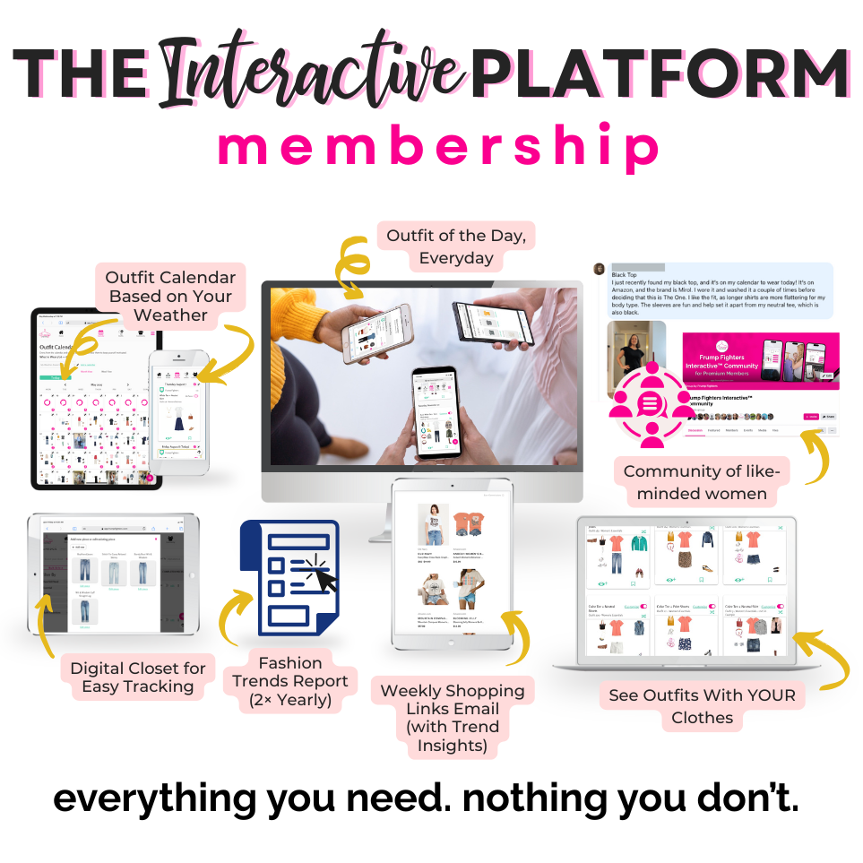 Advertisement for an interactive platform membership with various features highlighted.