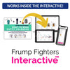Load image into Gallery viewer, Graphic indicating the Business Outfit Calendar works inside the Frump Fighters Interactive platform as well.