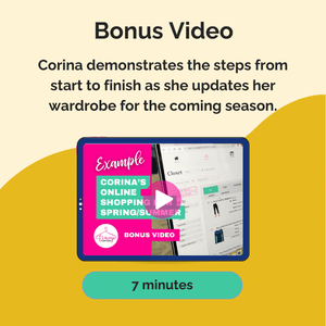 Wardrobe Win Workshop by Frump Fighters - tips for hassle-free online clothes shopping, finding the right size, where to buy clothes online, and finding the perfect clothes
