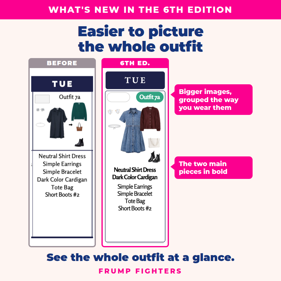 UPDATED EDITION: The Extended Women's Essentials What-to-Wear Outfit Calendar (6th Ed.)