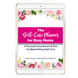 Self-care routine digital and printable planner for women and moms.