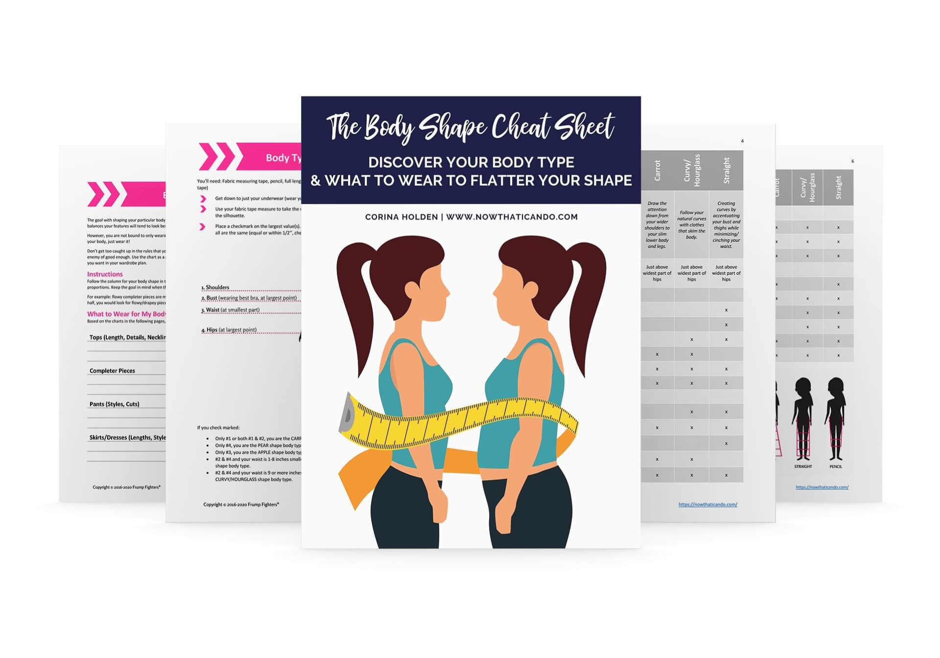 The Body Shape Cheat Sheet – Frump Fighters
