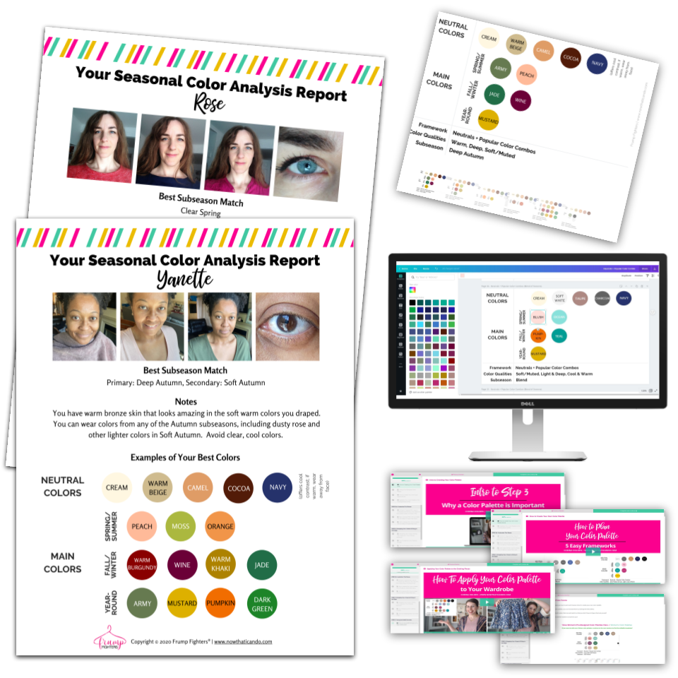 Color Analysis Frame Kit Virtual Color Analysis Package
